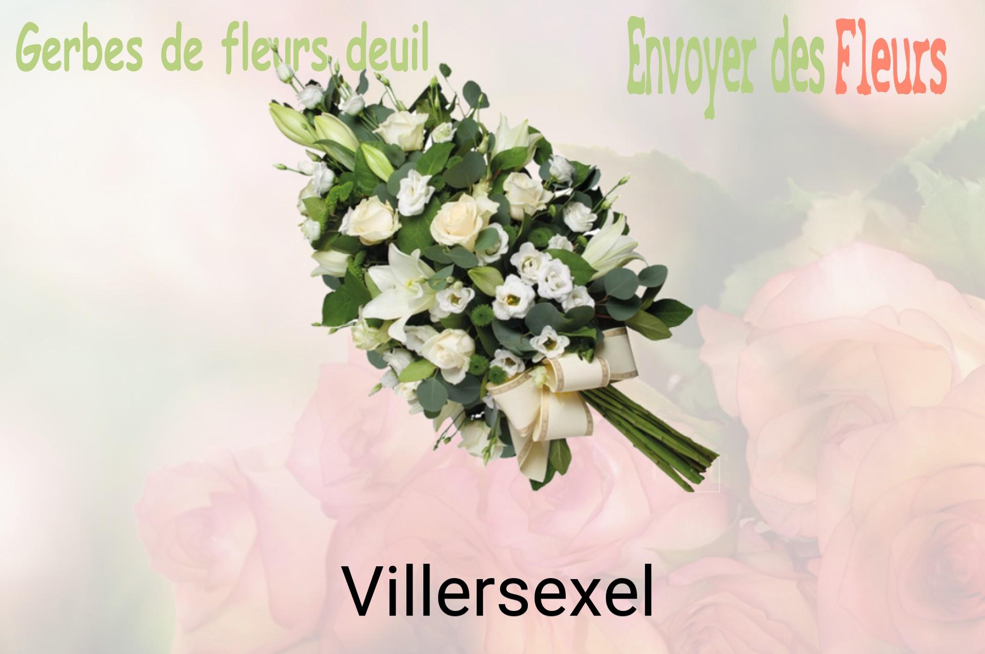 Gerbe de fleurs de deuil livrée à Villersexel